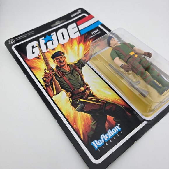 Super7 G.I. Joe Flint Warrant Officer Classic Collectible Action Figure New - Picture 3 of 8